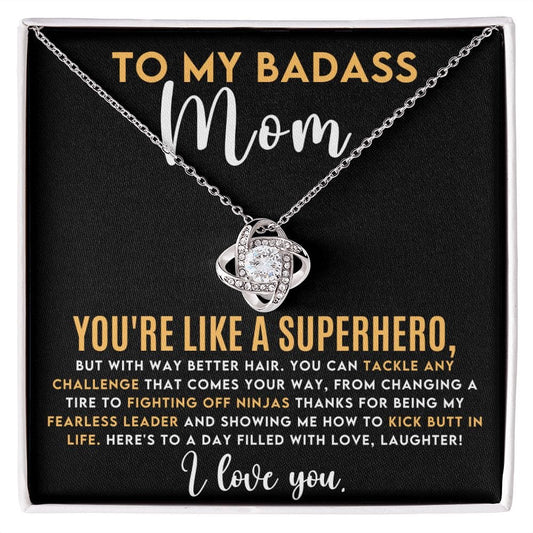 Mom Gift | Badass, Superhero Mother, Birthday, Mothers Day, From Son, Daughter