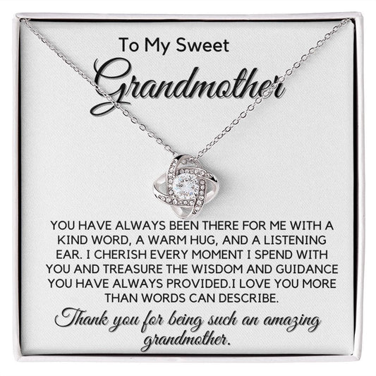 Grandmother Gift | To My Grandmother Necklace Grandparents Day Birthday From Granddaughter Grandson