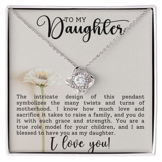 Daughter Gift | Necklace To Daughter, Motherhood, From Mom or Dad, Mothers Day, Birthday