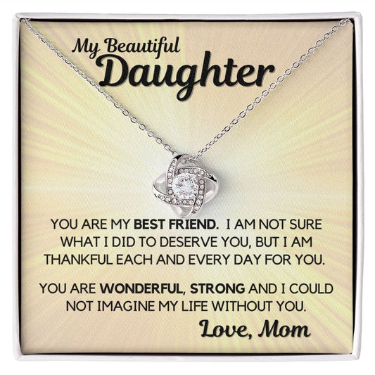 Daughter Gift | From Mom, To my Beautiful Daughter, Birthday, Graduation