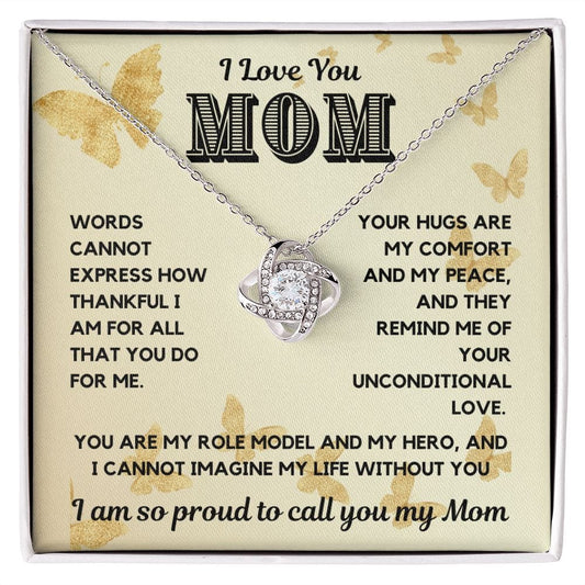 Gift For Mom | From Daughter, From Son, Necklace,Mothers Day, Birthday