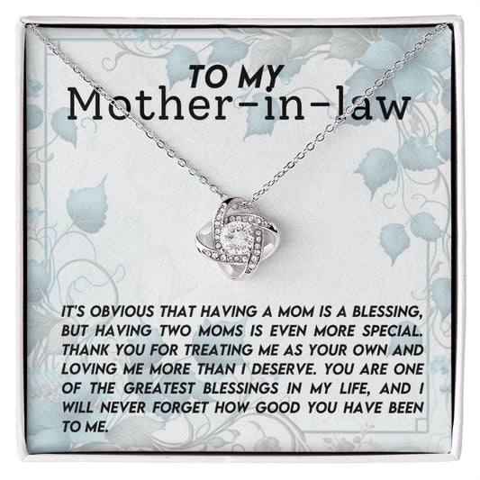 Mother In Law Gift | Necklace From Daughter or Son In Law, Birthday, Thank You, Mothers Day