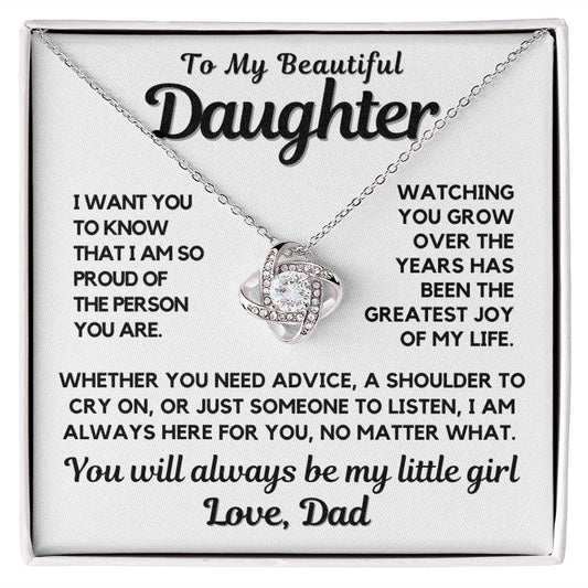 Daughter Gift | To My Beautiful Daughter, From Dad, Birthday, Graduation, Just Because