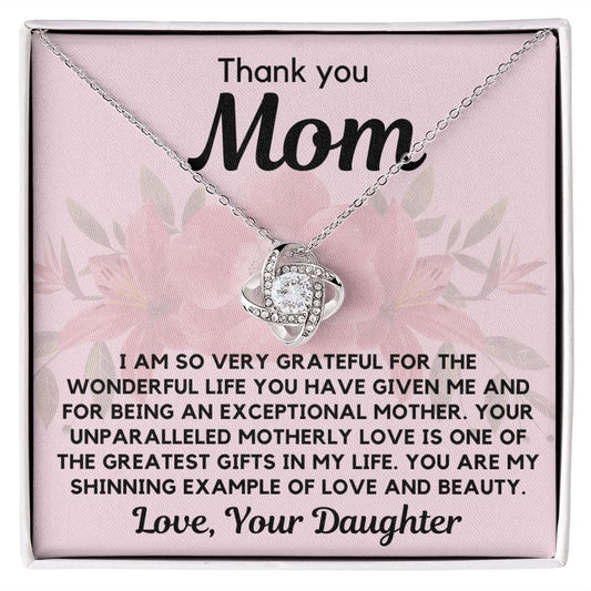 Gift For Mom | Necklace From Daughter, To Mom, Bonus Mom, Mother In Law, Mothers Day, Birthday