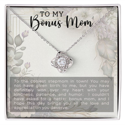 Gift To Bonus Mom | Necklace gift To Stepped Up Mom, From Daughter Son, Mothers Day, Birthday