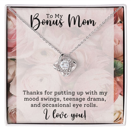 Bonus Mom Gift | Necklace From Step Son Daughter, Mothers Day, Birthday