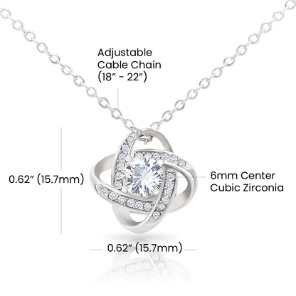Gift For Mom | Pendant Necklace For My Mother, From Son, Mothers Day, Birthday, Just Becuse