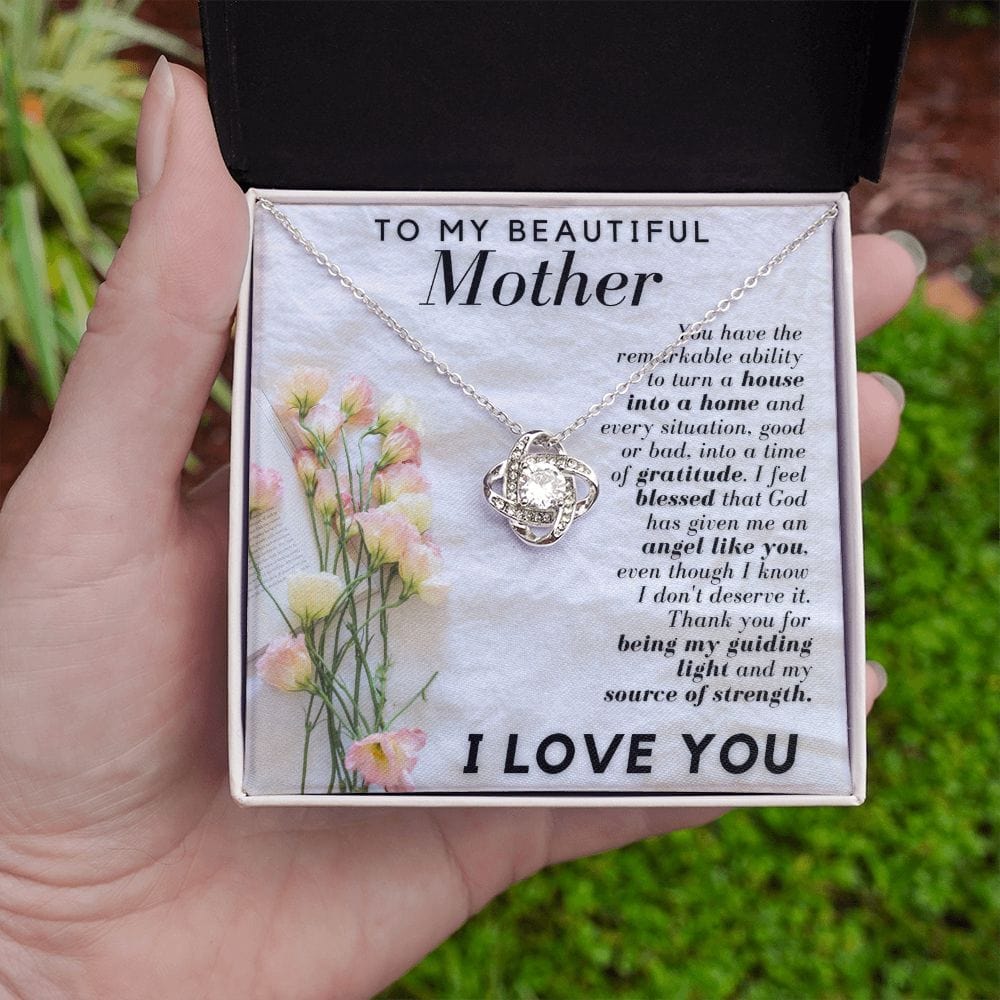 To My Mother | Necklace Gift For Mom, From Daughter, Son, Mothers Day, Birthday, Or Just Becasue