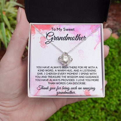 Grandmother Gift | To My Grandmother Necklace Grandparents Day Birthday From Granddaughter Grandson