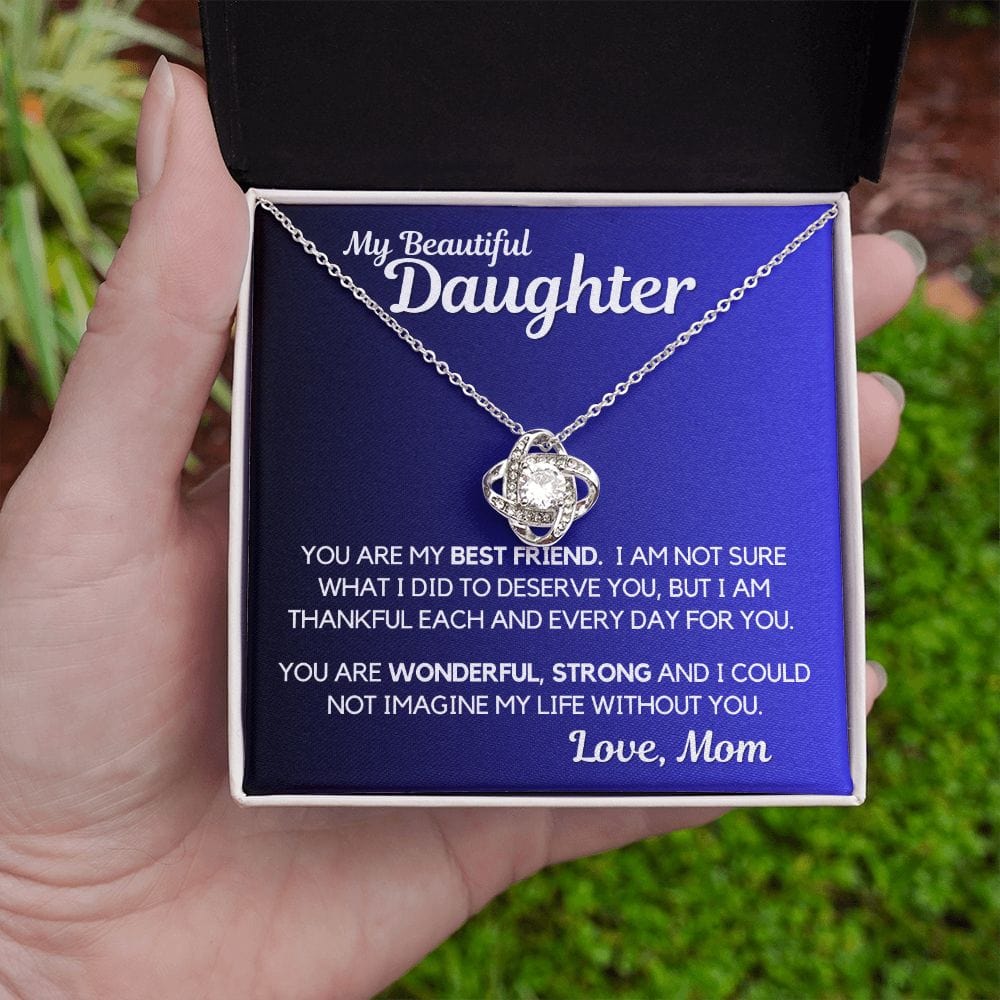 Daughter Gift | Necklace from Mom, To my Beautiful Daughter, Birthday, Graduation