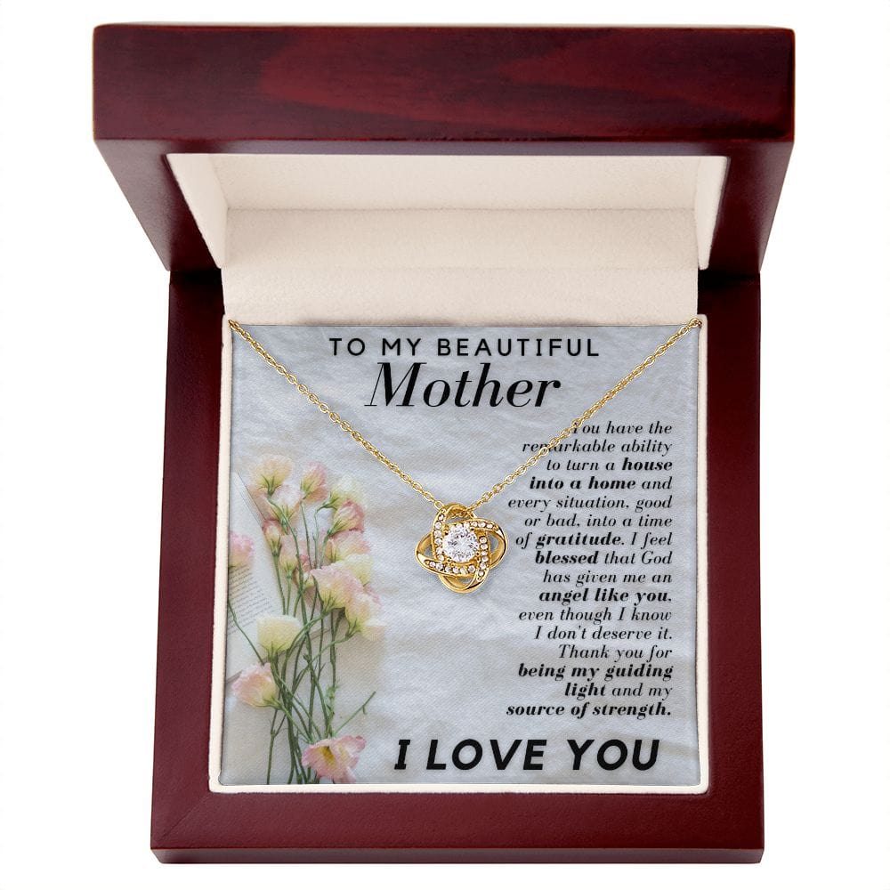 To My Mother | Necklace Gift For Mom, From Daughter, Son, Mothers Day, Birthday, Or Just Becasue