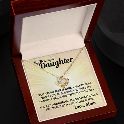 Daughter Gift | From Mom, To my Beautiful Daughter, Birthday, Graduation