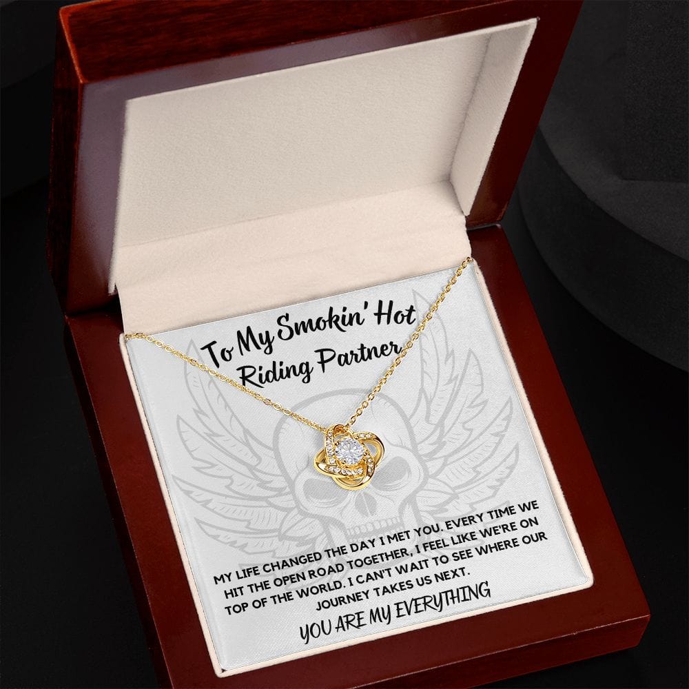 Soulmate Gift | Wife, Riding Partner, Biker, Motorcycle Lover Necklace, Birthday Mothers Day Anniversary