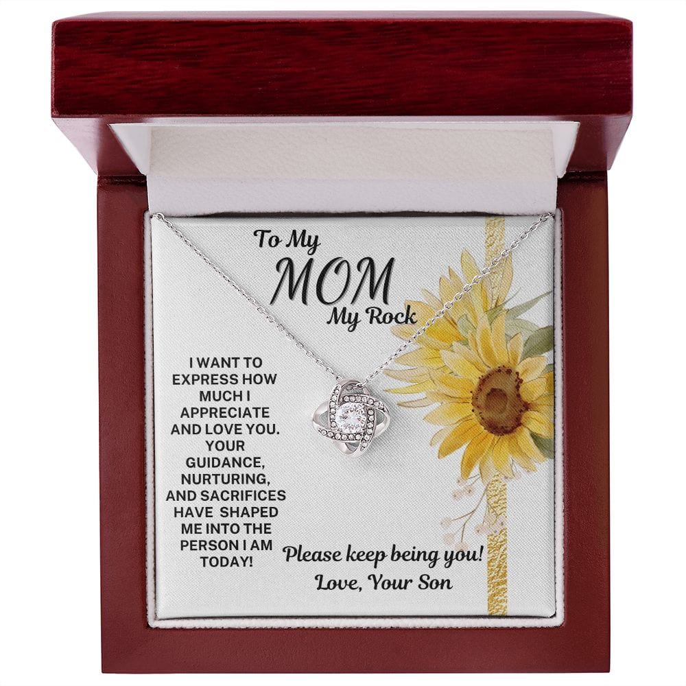 Gift To Mom | From Son, Bonus Son, Necklace Mothers Day, Birthday