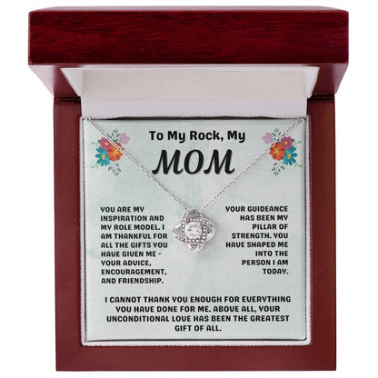 Gift To Mom | My Rock Inspiration Necklace Mother Birthday Mothers Day