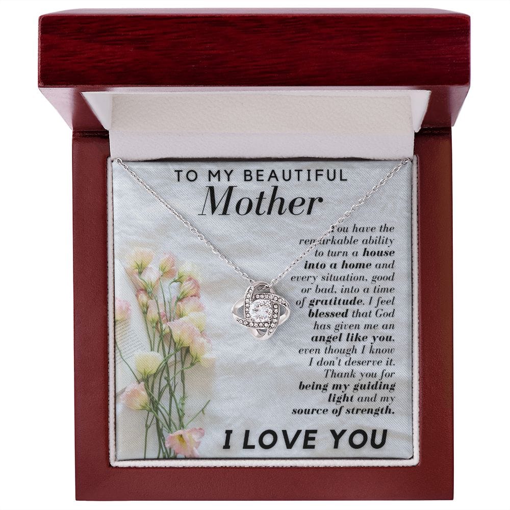 To My Mother | Necklace Gift For Mom, From Daughter, Son, Mothers Day, Birthday, Or Just Becasue