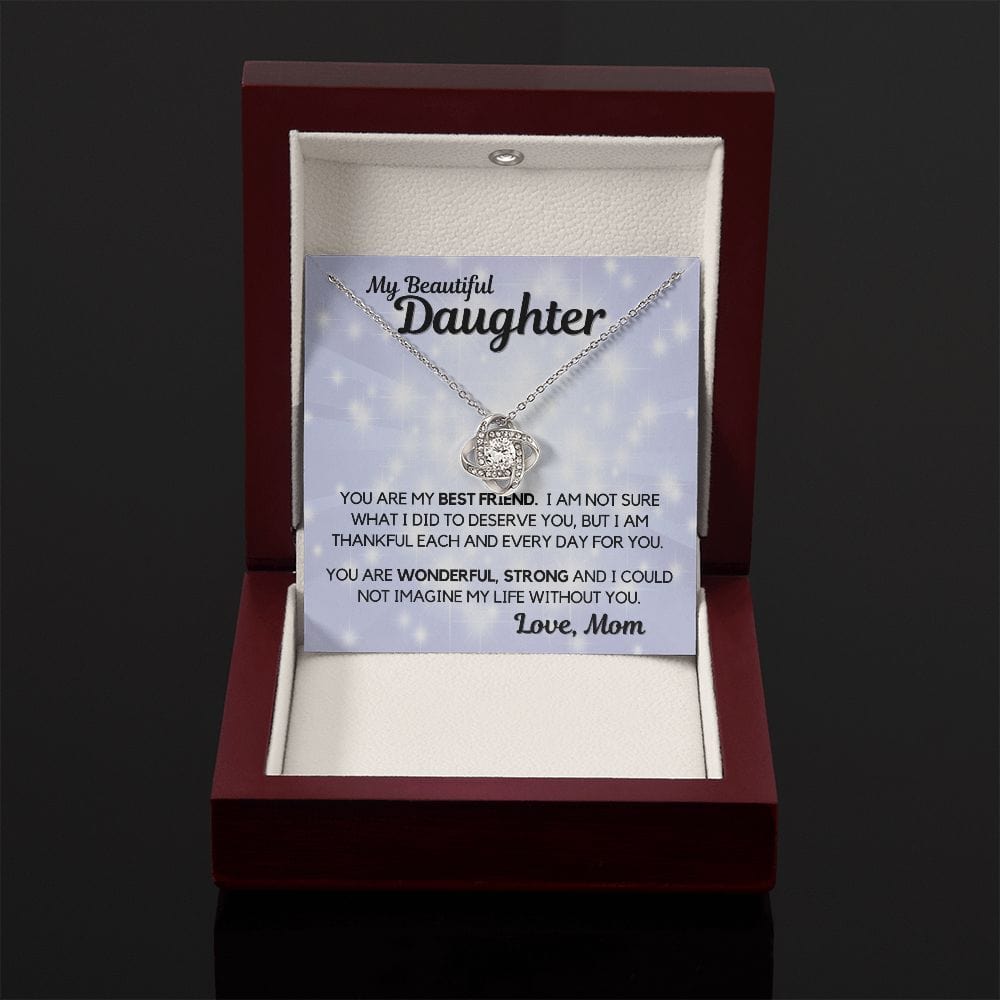 Daughter Gift | Necklace from Mom, To my Beautiful Daughter, Birthday, Graduation