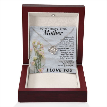To My Mother | Necklace Gift For Mom, From Daughter, Son, Mothers Day, Birthday, Or Just Becasue