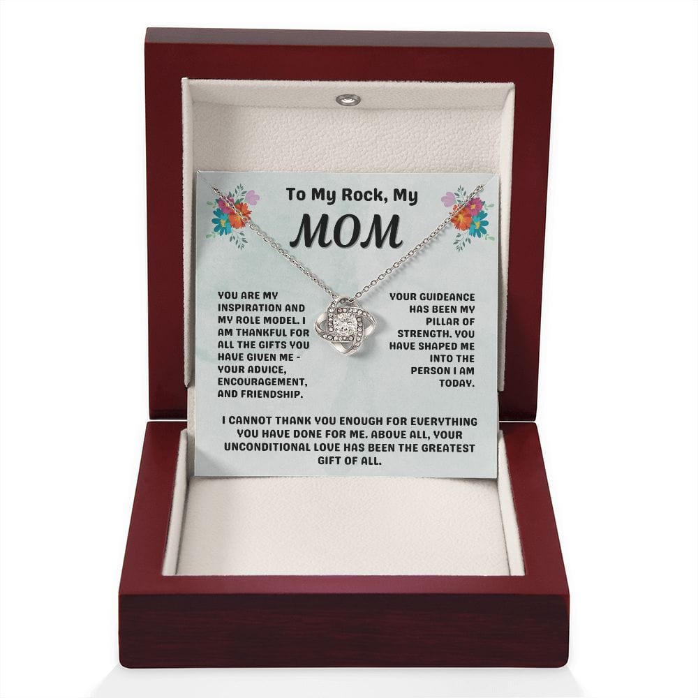 Gift To Mom | My Rock Inspiration Necklace Mother Birthday Mothers Day