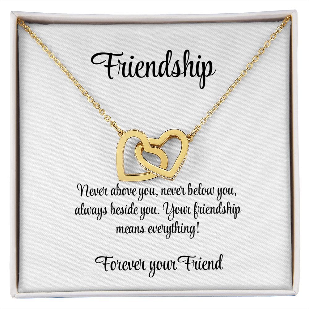 Friendship - Always Beside You Heart Necklace