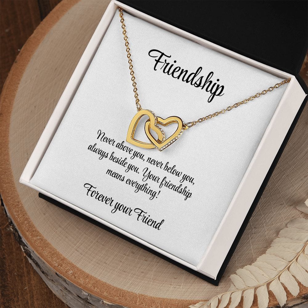 Friendship - Always Beside You Heart Necklace