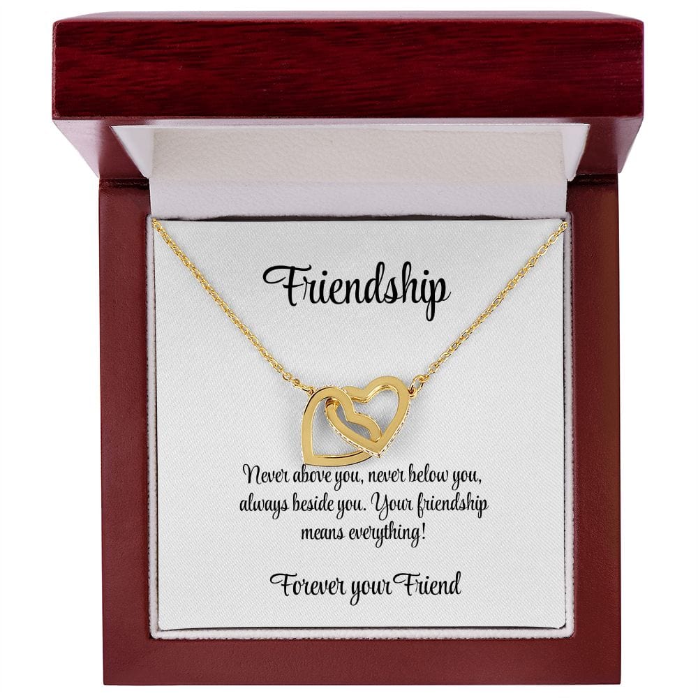Friendship - Always Beside You Heart Necklace
