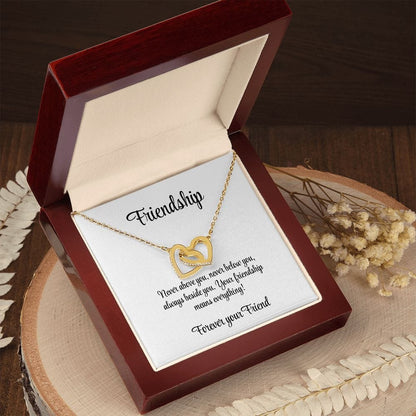 Friendship - Always Beside You Heart Necklace