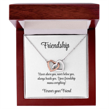 Friendship - Always Beside You Heart Necklace
