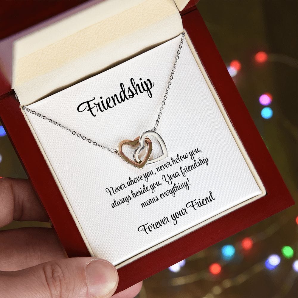 Friendship - Always Beside You Heart Necklace