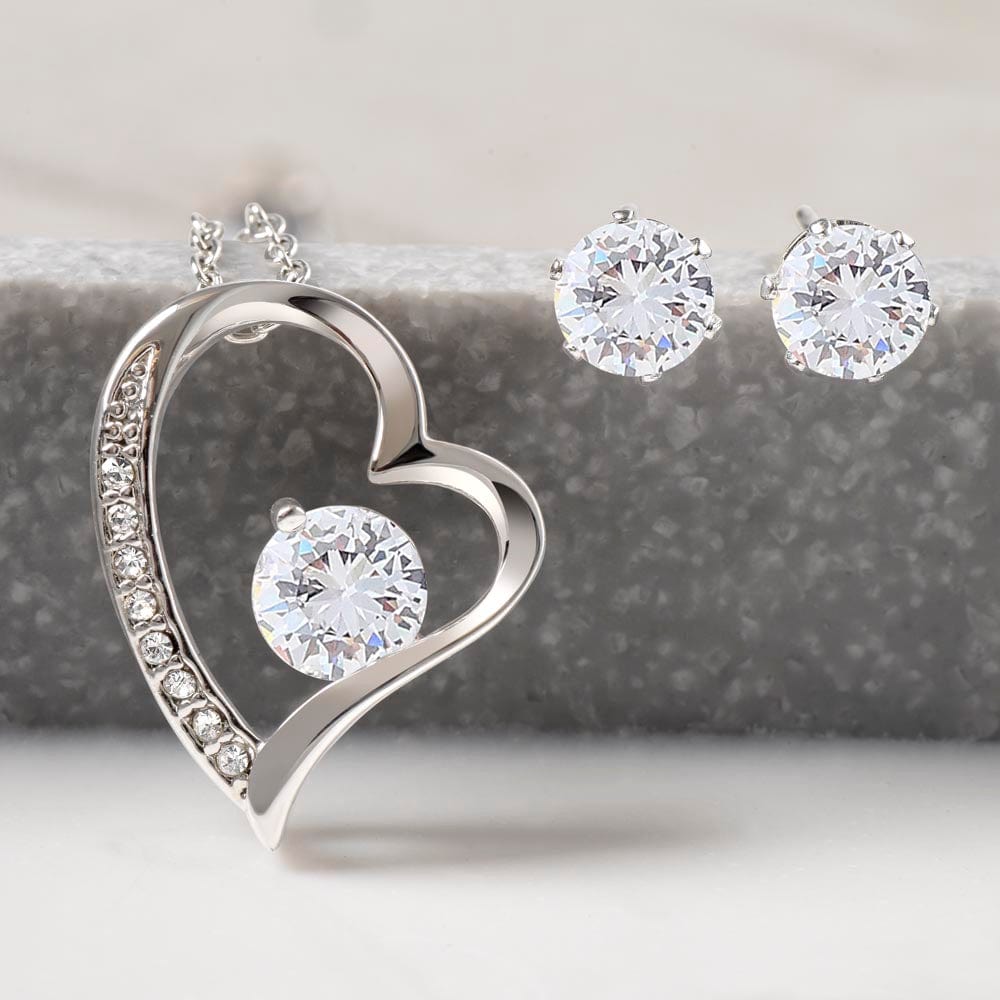To My Granddaughter I Will Always Love You Heart Necklace Gift from Grandmother