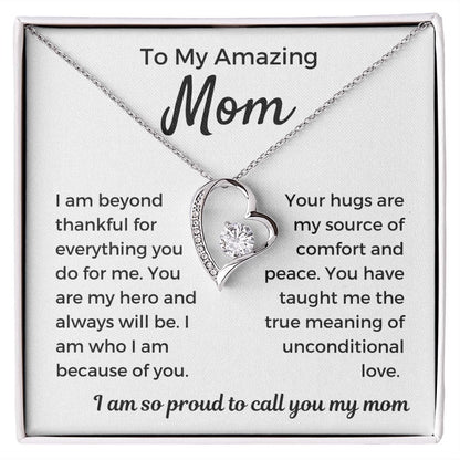 Gift For Mom | To My Amazing Mom, Mother Necklace, Mothers day, Birthday