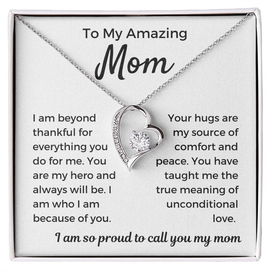Gift For Mom | To My Amazing Mom, Mother Necklace, Mothers day, Birthday
