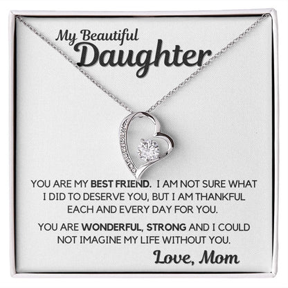 Daughter Gift | From Mom, To My Beautiful Daughter, Birthday, Graduation
