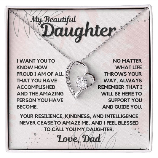 Gift For Daughter | From Dad, Father, Daddy's Little Girl, Stepped Up Dad, Graduation, Mothers Day, Birthday