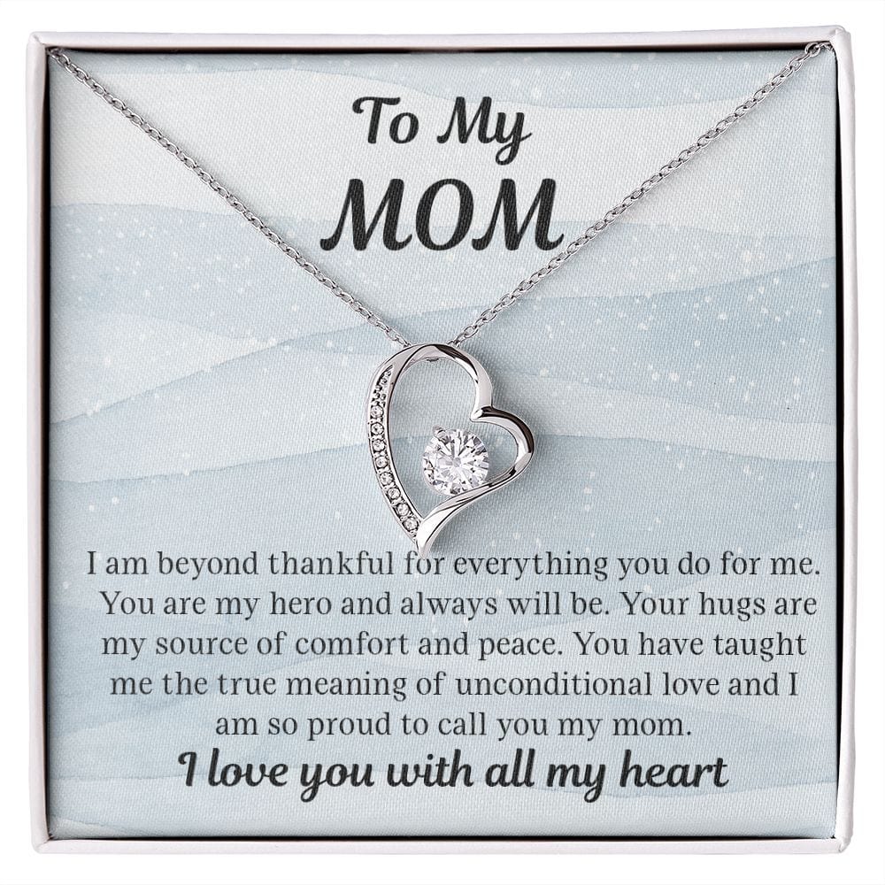 Mom Gift - My Hero from Daughter Gift from Son Necklace