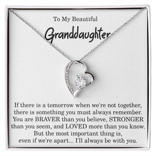 Granddaughter Gift | To My Beautiful Granddaughter, From Grandma, Grandmother, Papa, Grandfather, Birthday, Wedding Gift