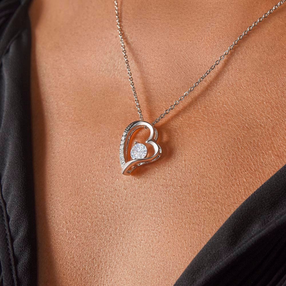 Forever Heart Necklace to my Trucker Wife gift from husband