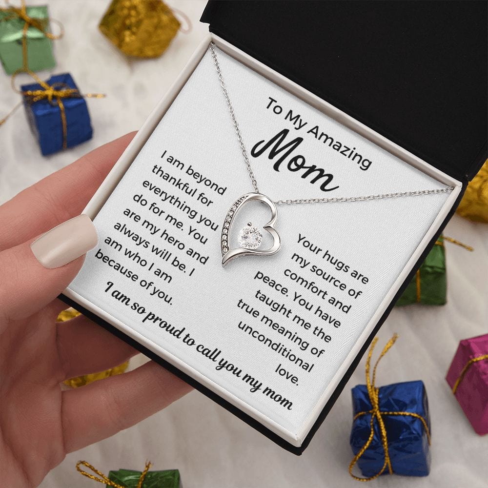 Gift For Mom | To My Amazing Mom, Mother Necklace, Mothers day, Birthday
