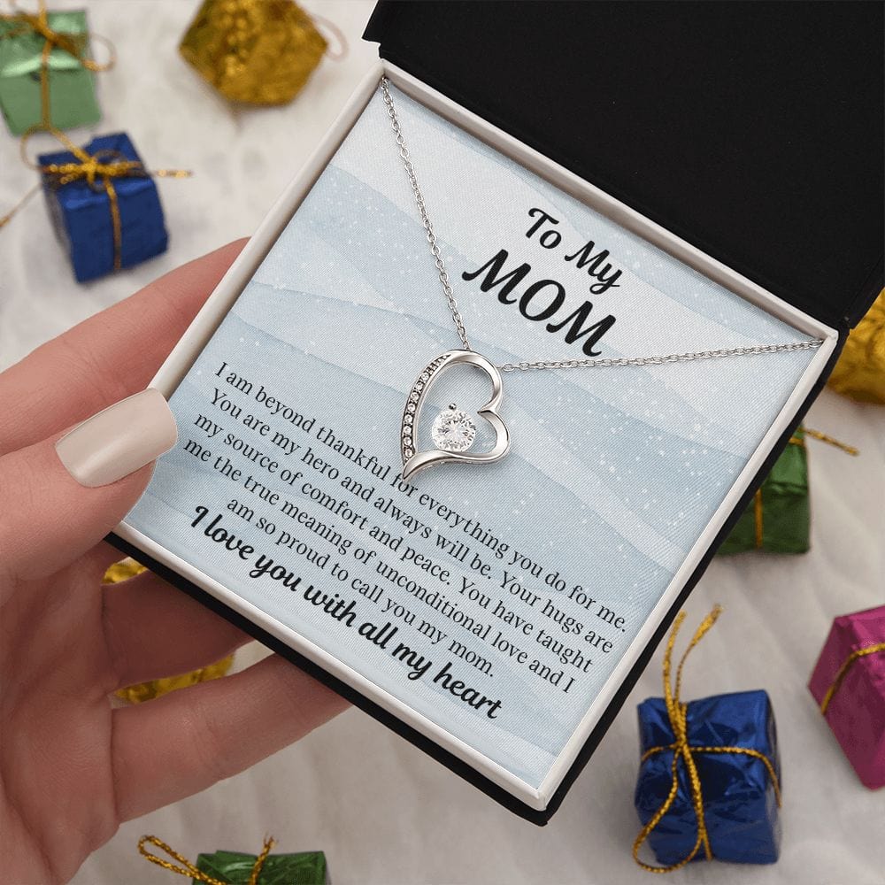 Mom Gift - My Hero from Daughter Gift from Son Necklace