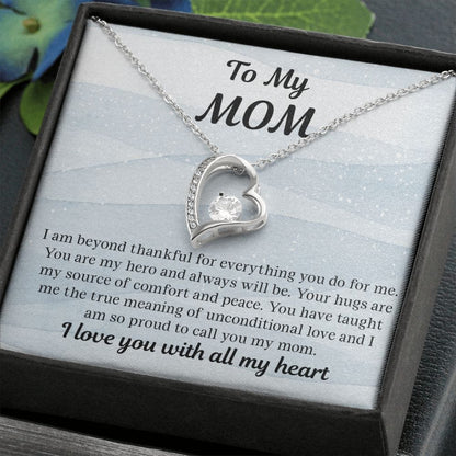 Mom Gift - My Hero from Daughter Gift from Son Necklace
