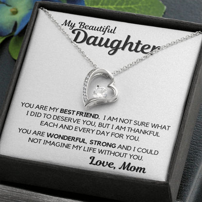 Daughter Gift | From Mom, To My Beautiful Daughter, Birthday, Graduation