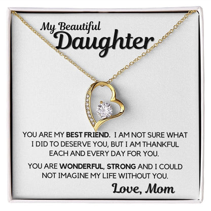 Daughter Gift | From Mom, To My Beautiful Daughter, Birthday, Graduation