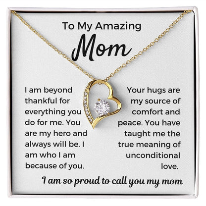 Gift For Mom | To My Amazing Mom, Mother Necklace, Mothers day, Birthday