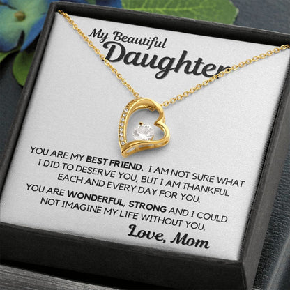 Daughter Gift | From Mom, To My Beautiful Daughter, Birthday, Graduation