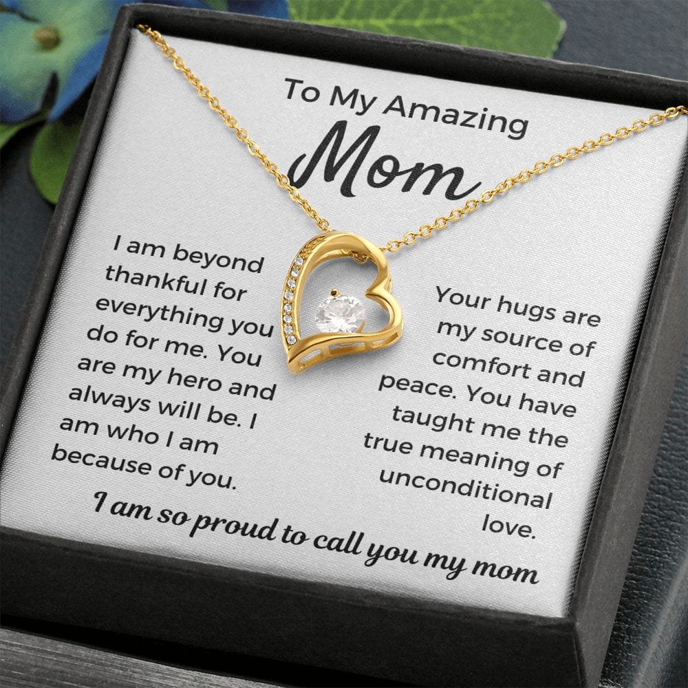 Gift For Mom | To My Amazing Mom, Mother Necklace, Mothers day, Birthday
