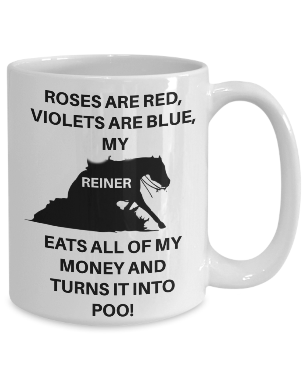 Coffee Mug Reining Horse Gift for Reiner Lover Horse Lover