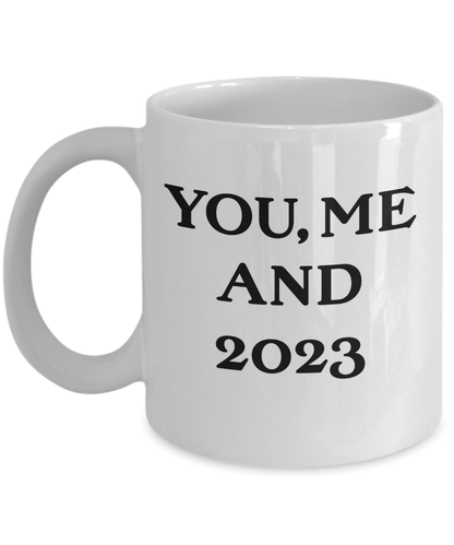 Mug New Years coffee cup you and me