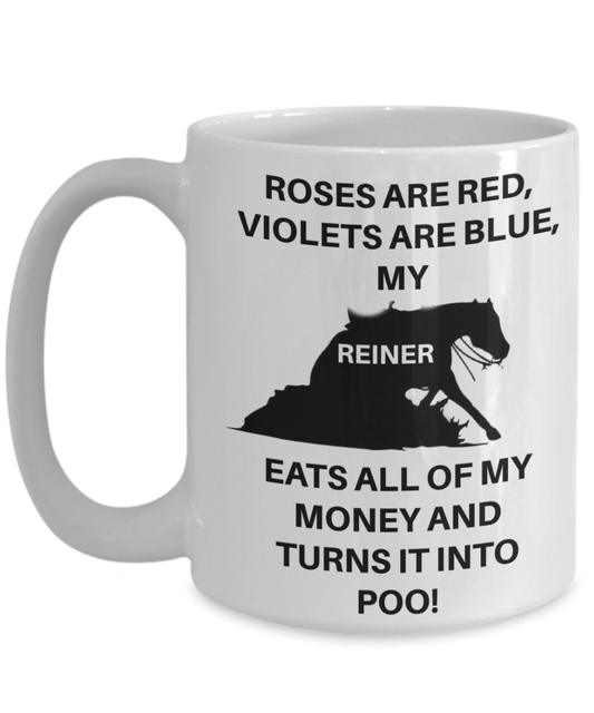 Coffee Mug Reining Horse Gift for Reiner Lover Horse Lover