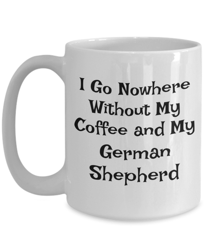 Funny German Shepherd Coffee Mug | Gift for Dog Lovers, Animal Lovers Tea Cup
