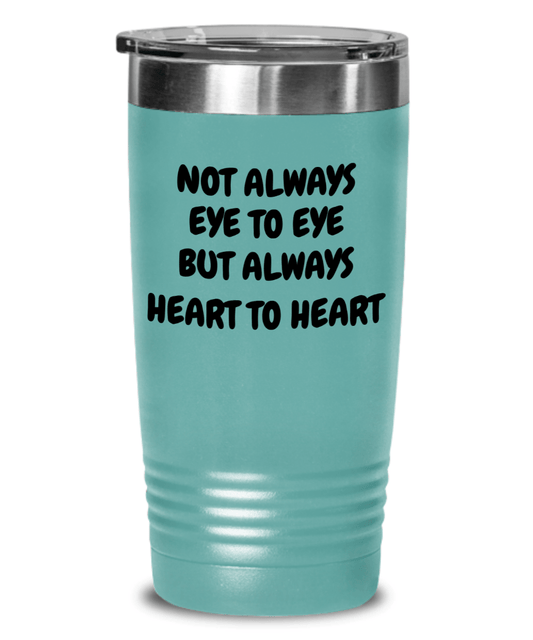 Tumbler heart to heart travel mug